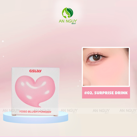 Phấn Má Hồng Thuần Chay Gslay Yoso Blush Powder 5g