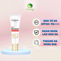 Kem Chống Nắng L'Oreal Paris UV Defender Invisible Resist Daily Sunscreen SPF50+PA++++ 30ml