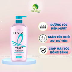 Dầu Xả L'Oreal Paris Elseve Hyaluron Pure 72H Rehydrating Conditioner Dành Cho Da Đầu Dầu