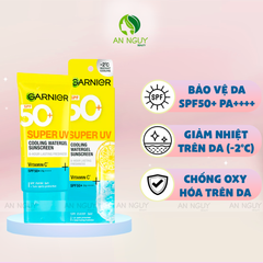 Kem Chống Nắng Garnier Super UV Cooling Watergel Sunscreen SPF50+ PA++++ Tươi Mát Da 30ml