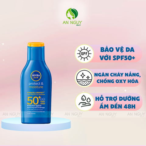 Sữa Chống Nắng Nivea Sun Protect & Moisture SPF50+ Body Lotion 75ml