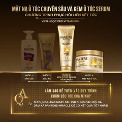 Kem Xả Ủ Tóc Pantene Miracles Bond Repair With Melting Pro-V Pearls Phục Hồi Liên Kết Tóc