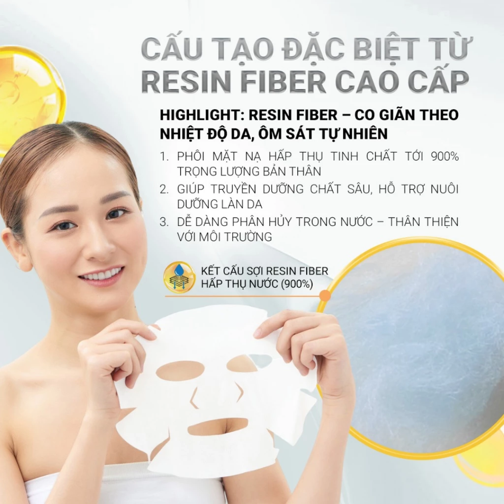 Hộp 10 Miếng Mặt Nạ Dưỡng Da Keyshu Bioessence Mask 5 In 1