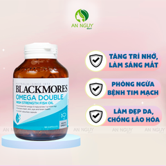 Viên Uống Blackmores Omega Double High Strength Fish Oil 90 Viên