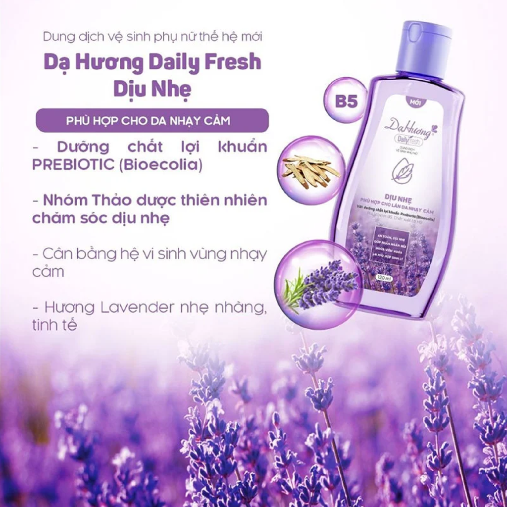 Dung Dịch Vệ Sinh Dạ Hương Daily Fresh 120ml