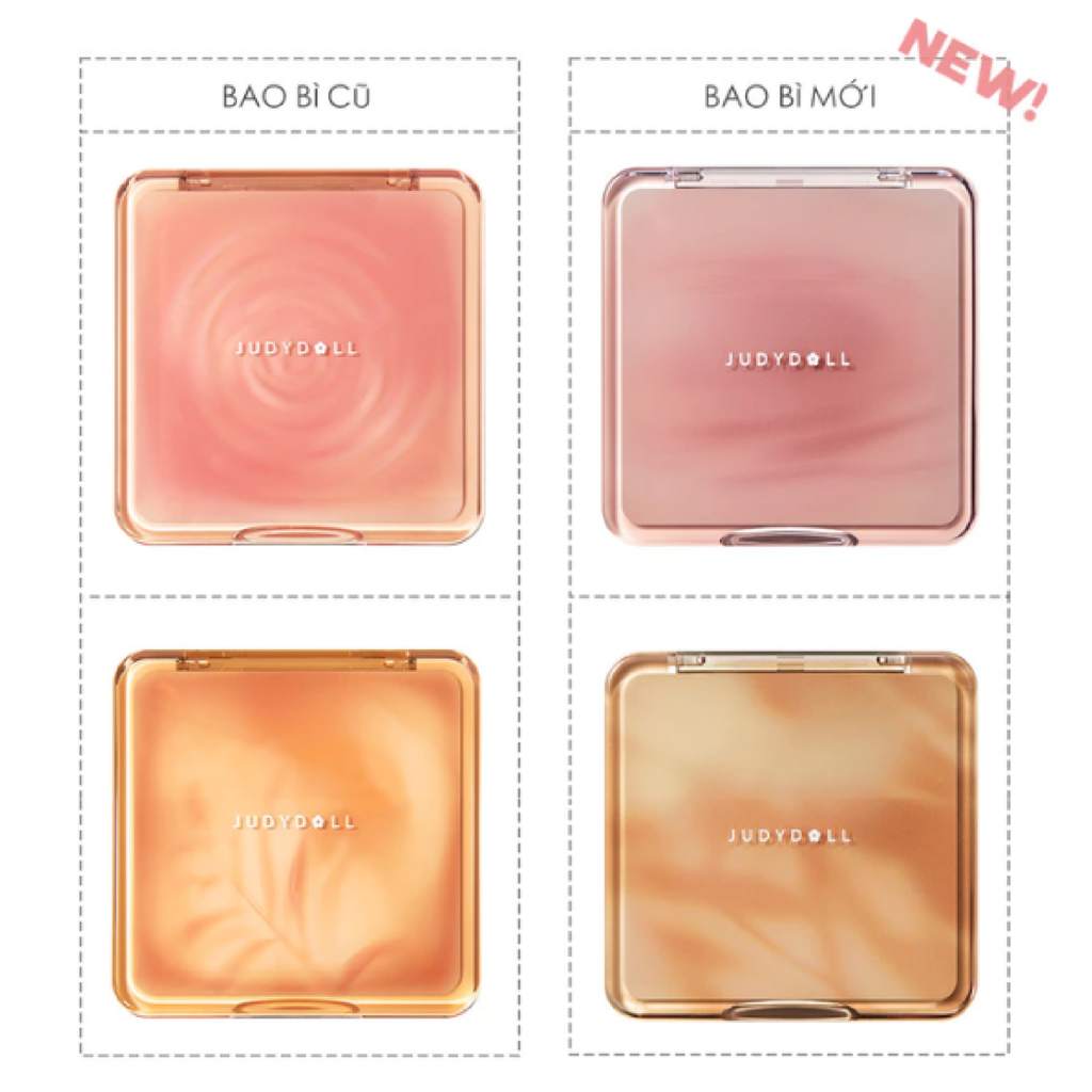 Phấn Bắt Sáng Và Tạo Khối Judydoll Highlight & Contour