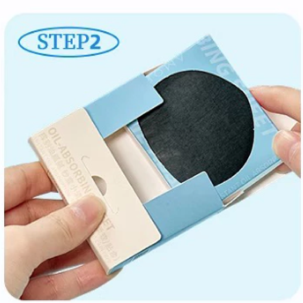 Giấy Thấm Dầu Amortals Oil - Absorbing Sheet Kiểm Soát Dầu Nhờn 80 Tờ