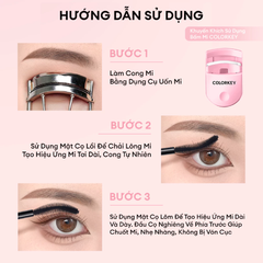 Mascara Colorkey Volumizing & Curling Mascara Làm Cong Và Dày Mi 6g