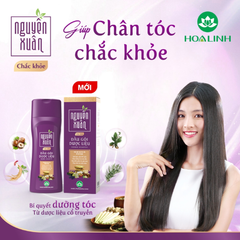 Dầu Gội Dược Liệu Nguyên Xuân Chắc Khỏe Cho Tóc Yếu, Dễ Gãy Rụng 250ml