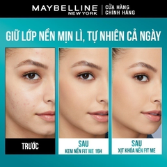 Xịt Khóa Nền Maybelline New York Fit Me Matte + Poreless Setting Spray 60ml
