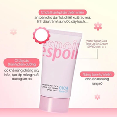 Kem Chống Nắng Espoir Water Splash Cica Tone Up Cream SPF50+ PA++++ 60ml