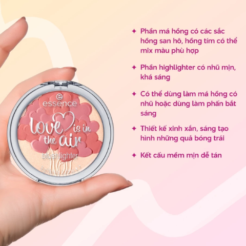 Phấn Má Hồng Và Bắt Sáng Essence Love Is In The Air Blushlighter 8g