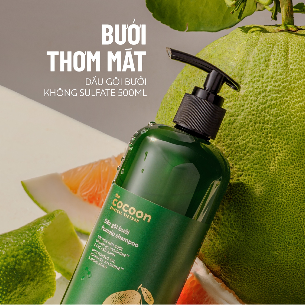 Combo Cocoon Mùa Hè Dầu Gội Bưởi + Gel Tắm Đường Thốt Nốt An Giang