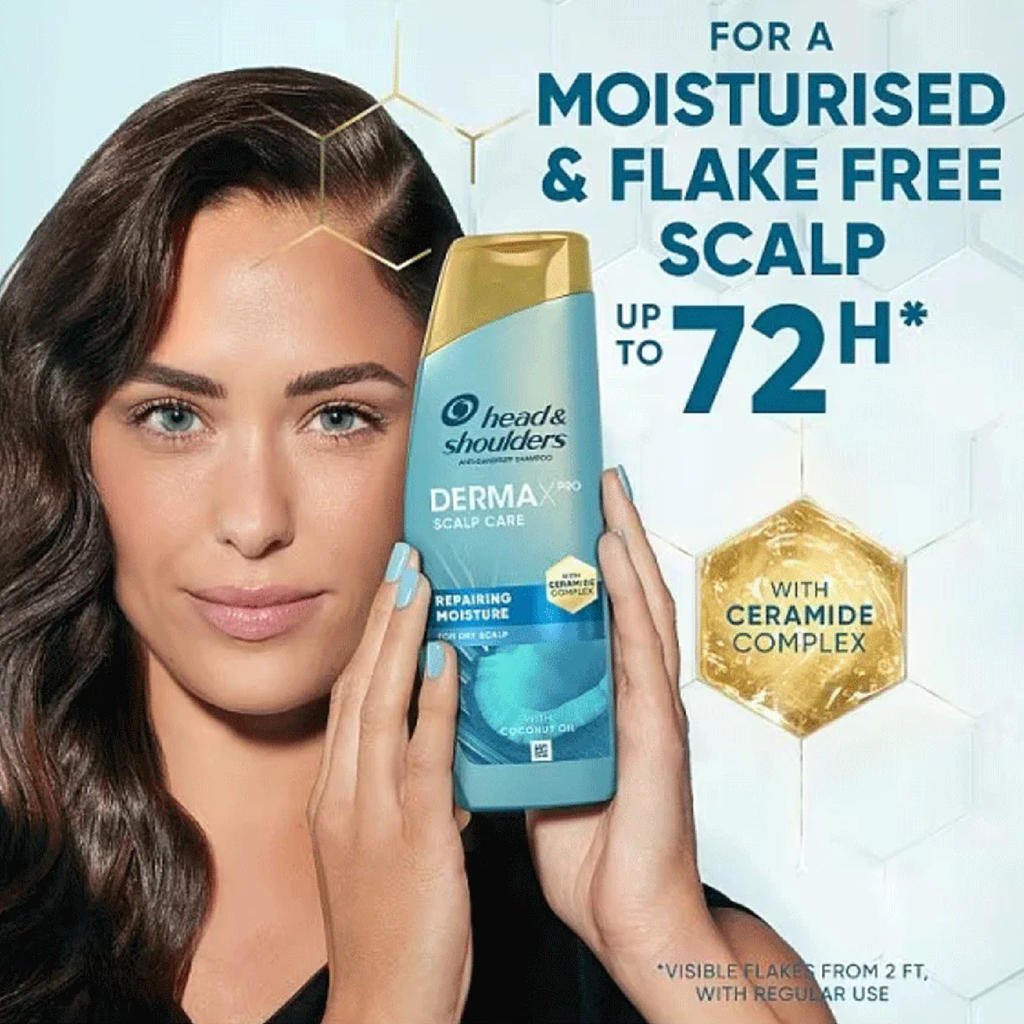 Dầu Gội Head & Shoulders Dermaxpro Scalp Care Repairing Moisture Anti Dandruff Shampoo 300ml