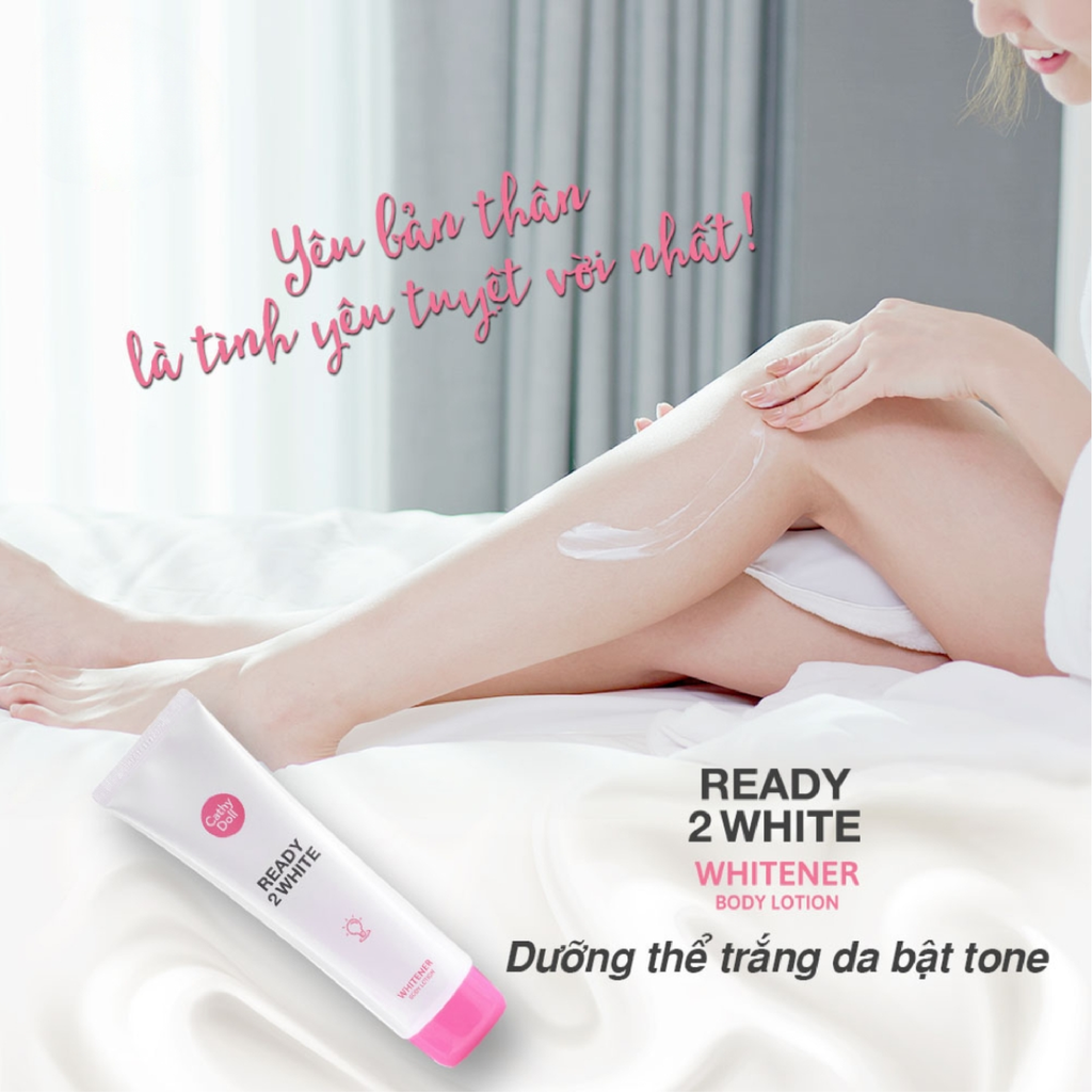 Sữa Dưỡng Thể Sáng Da Cathy Doll Ready 2 White Whitener Body Lotion 150ml