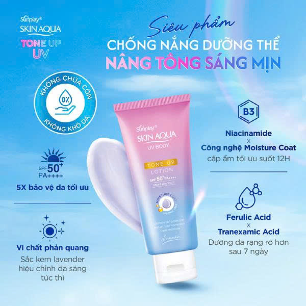 Dưỡng Thể Chống Nắng Sunplay Skin Aqua UV Body Lotion SPF50+ PA++++