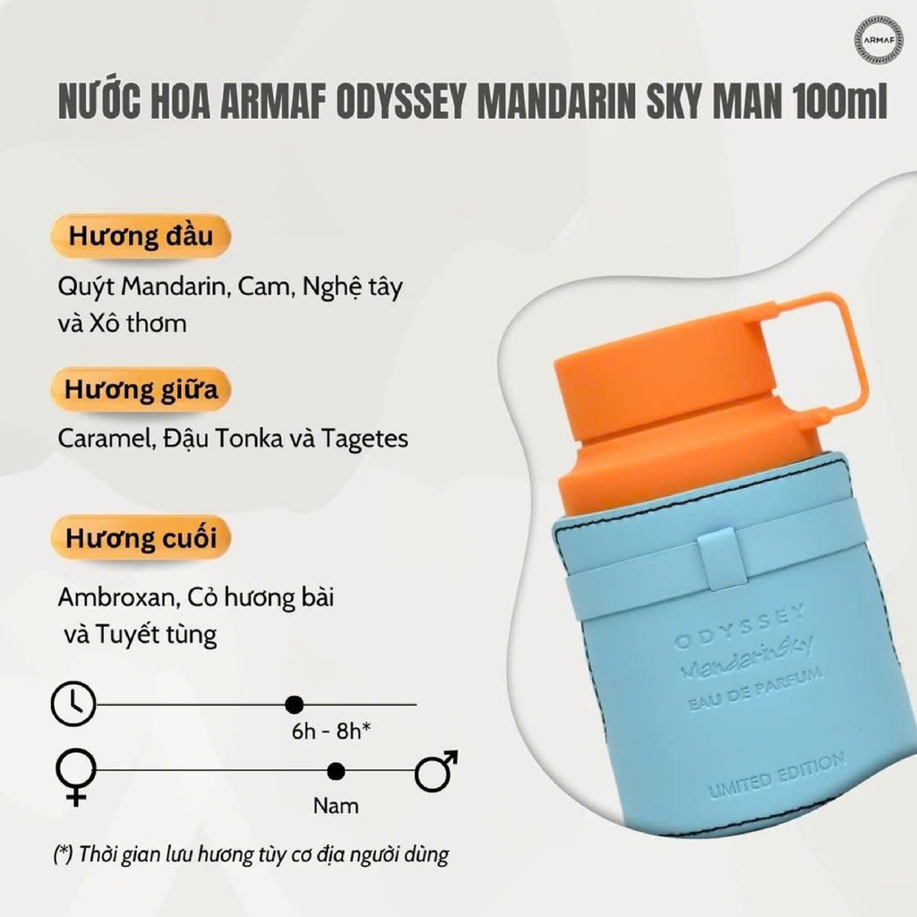 Nước Hoa Armaf Odyssey Mandarin Sky For Men