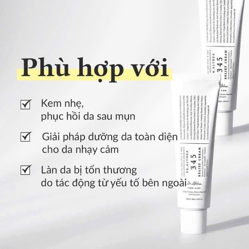 Kem Dưỡng Ẩm, Phục Hồi Da Dr.Althea 345 Relief Cream 50ml