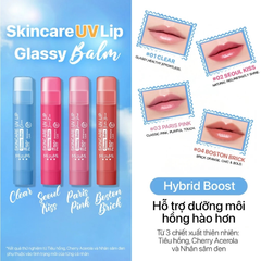 Son Dưỡng Môi Chống Nắng MizuMi Skincare UV Lip Glassy Balm SPF50+ PA++++ 3.5g