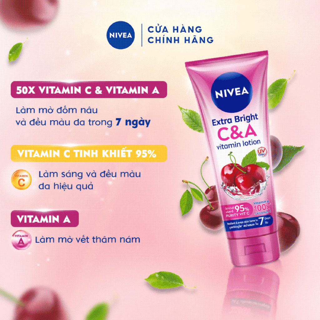 Sữa Dưỡng Thể Nivea Extra Bright Vitamin Lotion