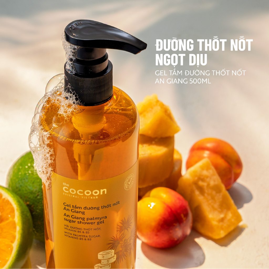 Combo Cocoon Mùa Hè Dầu Gội Bưởi + Gel Tắm Đường Thốt Nốt An Giang
