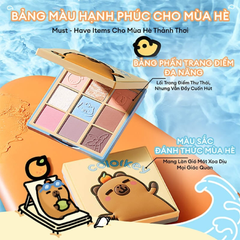 Bảng Phấn Mắt 9 Ô Colorkey Orange Capybara Nine Shades Eyeshadow Palette 13.5g