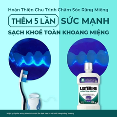 Nước Súc Miệng Listerine Healthy Bright Multi-Action Mouthwash Giúp Răng Trắng Sáng 750ml