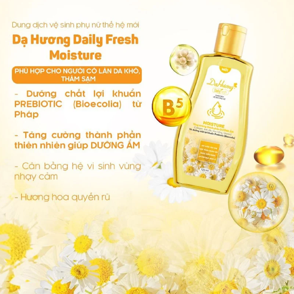 Dung Dịch Vệ Sinh Dạ Hương Daily Fresh 120ml