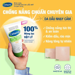 Kem Chống Nắng Cetaphil Daily Defense Cream SPF50 Chống Nắng, Dưỡng Ẩm 2IN1