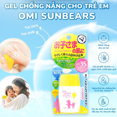 Gel Chống Nắng OMI Sun Bears Mild Gel SPF35 PA+++ Cho Trẻ Em 30g