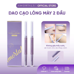 Dao Cạo Lông Mày 2 Đầu Amortals Double Headed Macro Eyebrow Razor