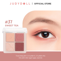 Phấn Mắt 4 Ô Judydoll 4-Colors Eyeshadow 4.8g