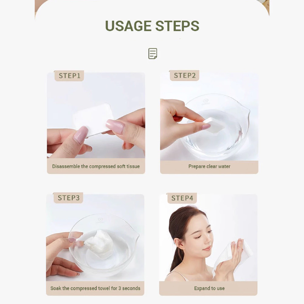 Khăn Mềm Nén Đa Năng Amortals 1 Gói 20 Khăn Nén