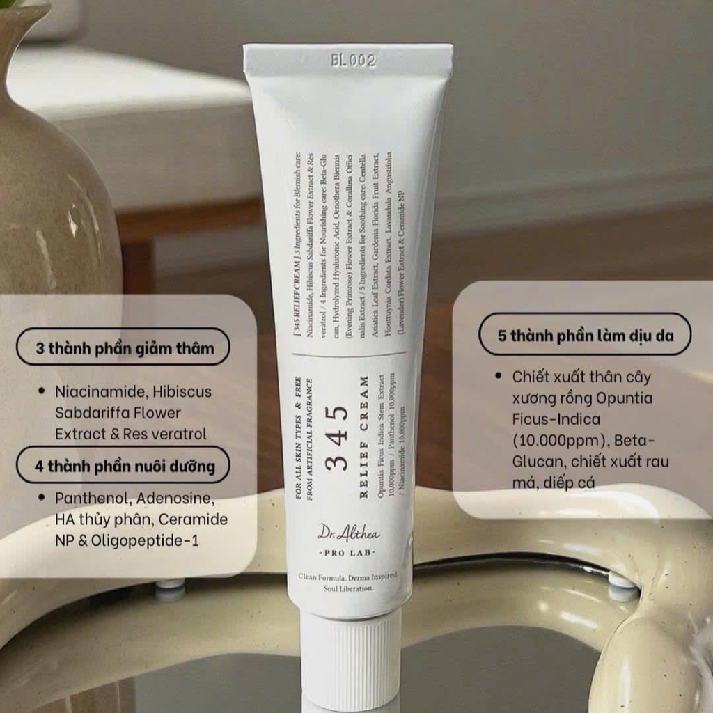 Kem Dưỡng Ẩm, Phục Hồi Da Dr.Althea 345 Relief Cream 50ml