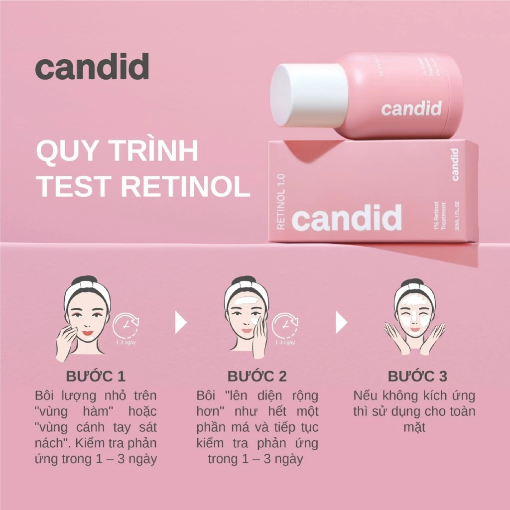 Tinh Chất Candid Retinol Treatment Hỗ Trợ Cải Thiện Nền Da 30ml
