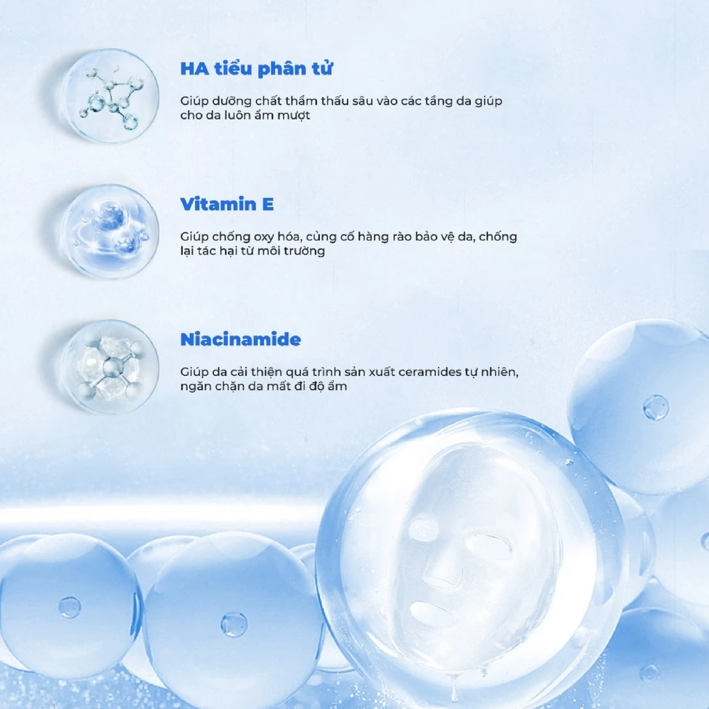 Hộp 10 Miếng Mặt Nạ BNBG Vita Genic Jelly Mask 4-In-1