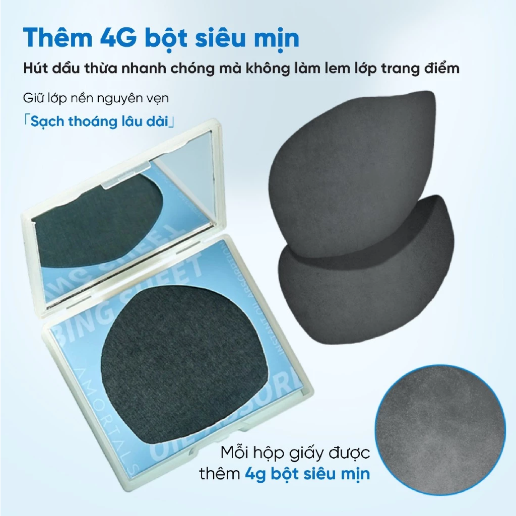 Film Thấm Dầu Amortals Oil - Absorbing Sheet Kiểm Soát Dầu Nhờn