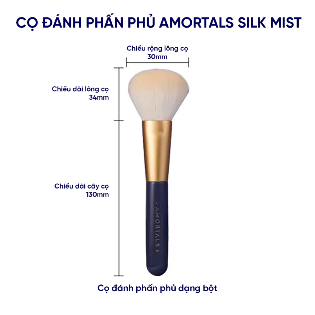 Cọ Phủ Phấn Amortals Ultra Fine Silk Mist Loose Powder Brush