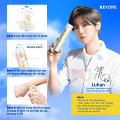Xịt Chống Nắng RE:CIPE Crystal Sun Spray SPF50+ PA+++
