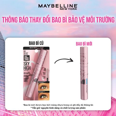 Mascara Maybelline Lash Sensational Sky High Waterproof Mascara Làm Dài Và Dày Mi 6ml
