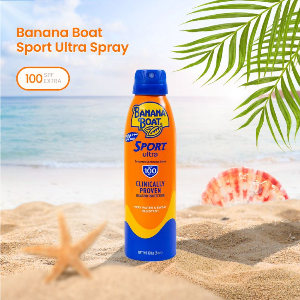 Xịt Chống Nắng Banana Boat Sport Ultra SPF 100 PA ++++ 170g