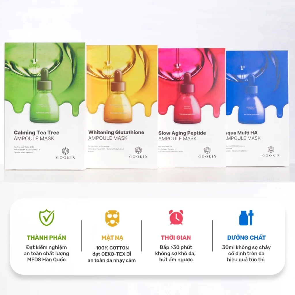 Mặt Nạ Dưỡng Da Gookin Ampoule Mask 30ml