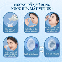 Nước Rửa Mắt Viplus+ Multi B Eye Wash Bổ Sung Độ Ẩm, Vitamin Cho Mắt 300ml
