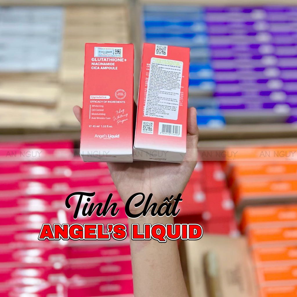 Serum Dưỡng Trắng Angel’s Liquid Glutathione Plus Niacinamide Cica Kiểm Soát Dầu, Thu Nhỏ Lỗ Chân Lông 45ml