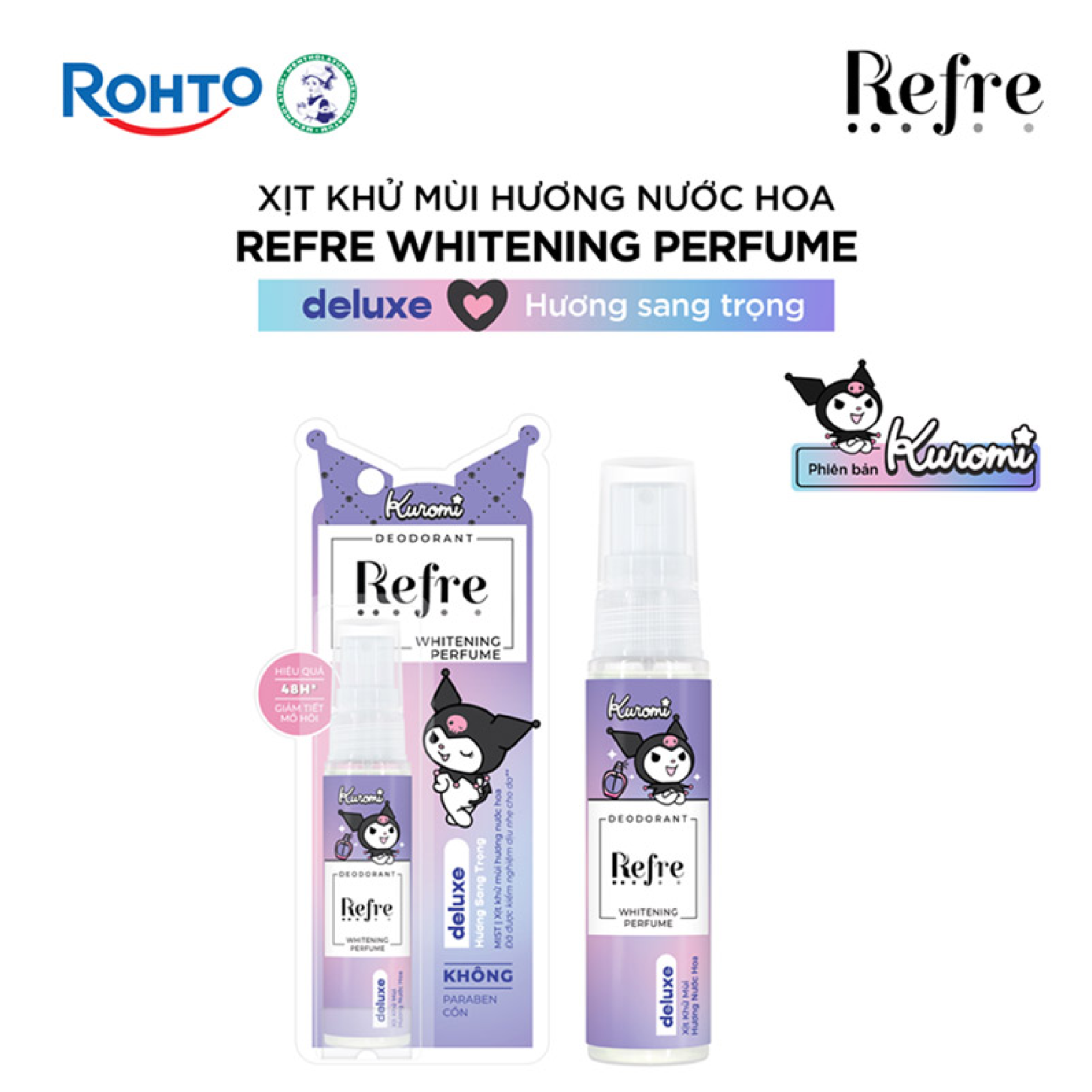 Xịt Khử Mùi Refre Deodorant Whitening Perfume Mist Hương Nước Hoa ...