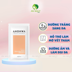 Mặt Nạ Ủ Trắng Dạng Kem Ahohwa First Solution Tone-Up Brightening Cream Mask Dưỡng Sáng, Mờ Thâm 20g