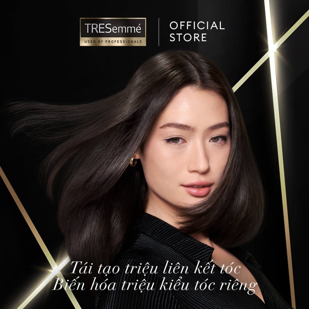 Bộ Gội Xả TRESemmé Keratin Smooth KeratinBond+ Shampoo & Conditoner Dưỡng Tóc Suôn Mượt (640g + 620g)