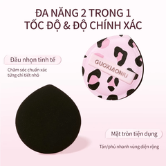 Mút Tán Nền Báo Đốm Guoxiaoniu Powder Puff