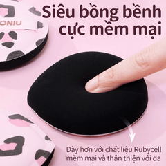 Mút Tán Nền Báo Đốm Guoxiaoniu Powder Puff