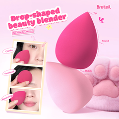 Bông Mút Trang Điểm Breteil Beauty Tools As Companions (4 Mút)